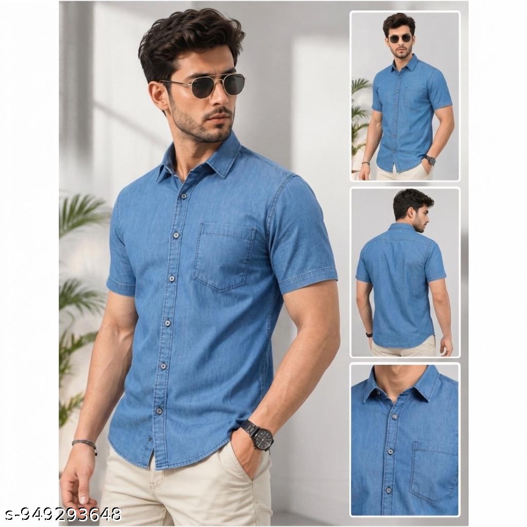 The Essential Denim Shirt Collection: 5 Shades, Endless Style