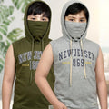 Kids Sleeveless Mask Hoodie with Cap — Style 9011