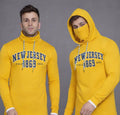 Cozy Men's Mask Hoodie — Yellow