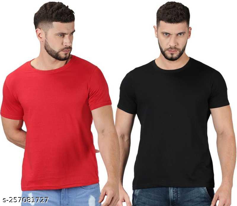 Classic Cotton Blend Men's T-Shirt — Combo 23