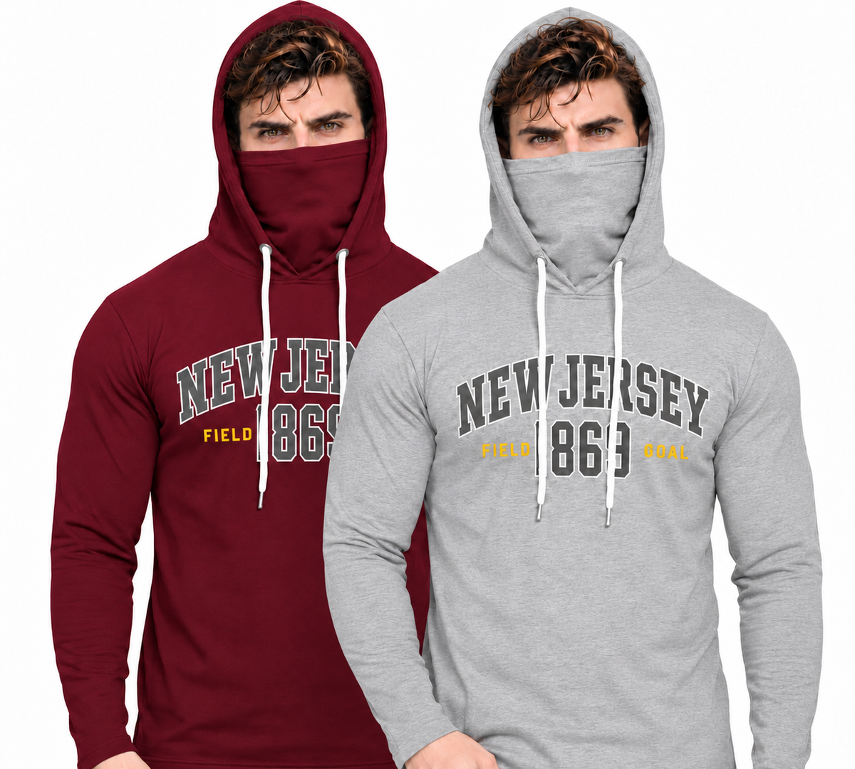 Men's Mask Hood T-Shirt — Pack of 2