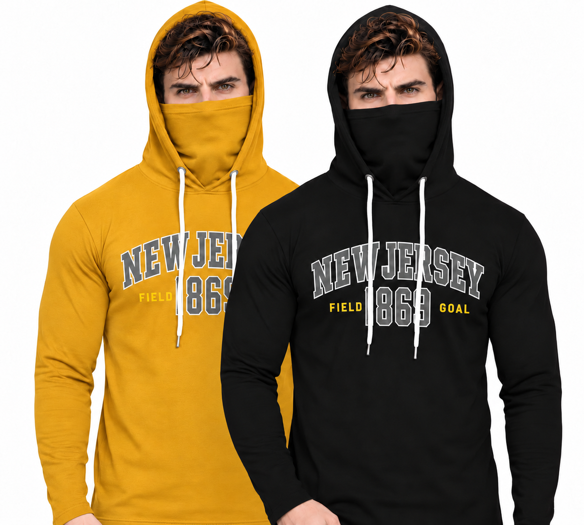 Men's Mask Hood T-Shirt — Pack of 2