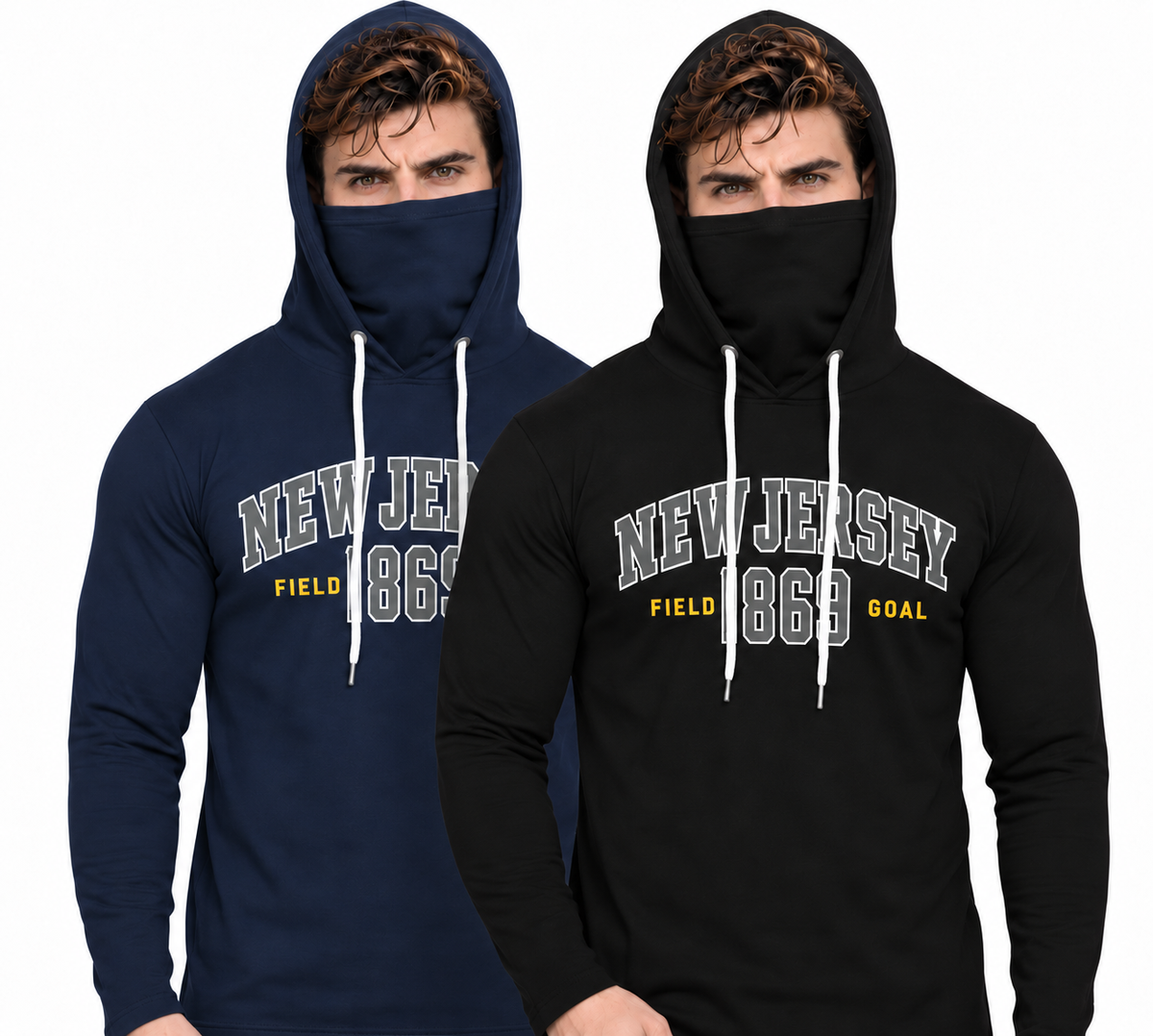 Men's Mask Hood T-Shirt — Pack of 2