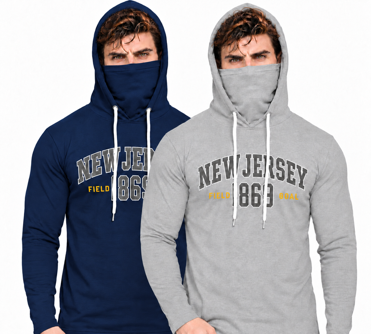 Men's Mask Hood T-Shirt — Pack of 2