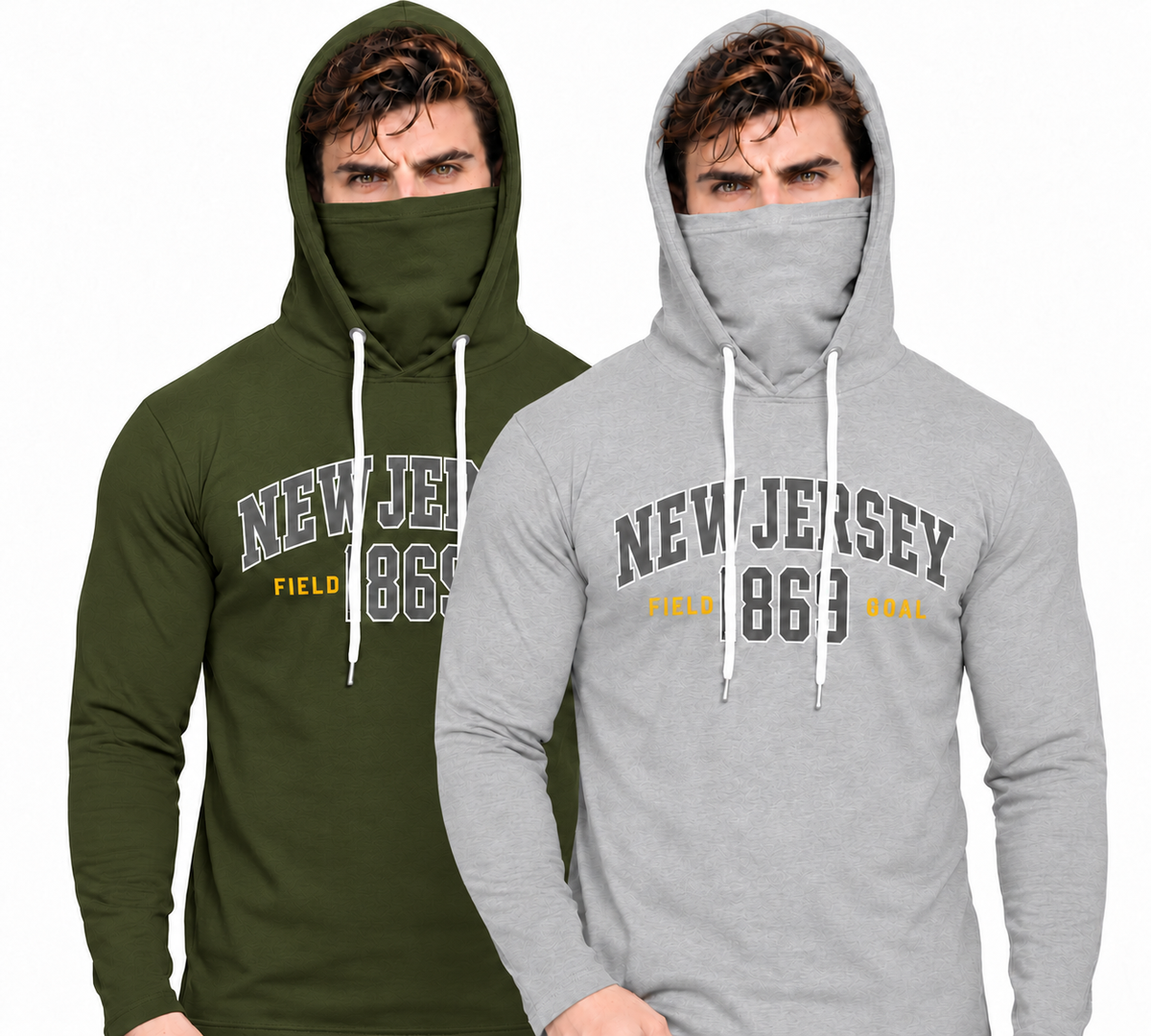 Men's Mask Hood T-Shirt — Pack of 2