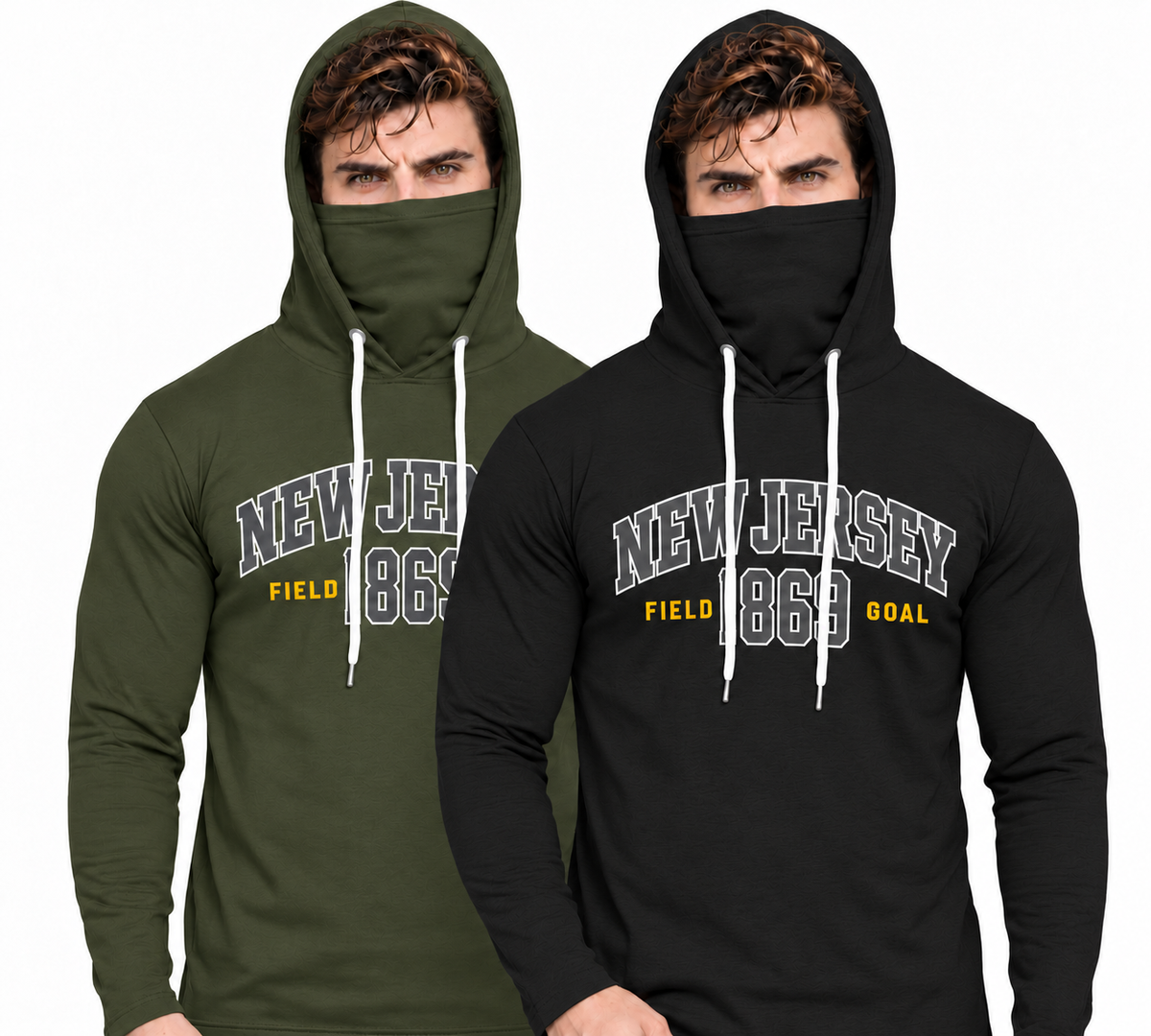 Men's Mask Hood T-Shirt — Pack of 2