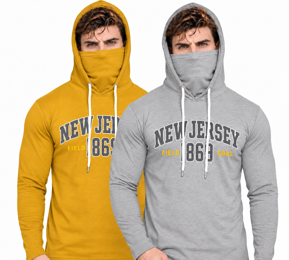 Men's Mask Hood T-Shirt — Pack of 2