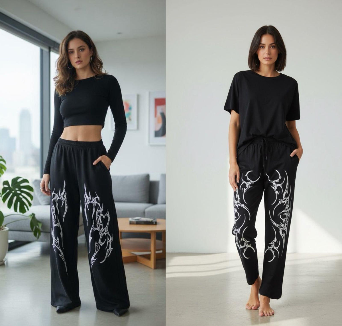 Women's Printed Trousers — Style 1050