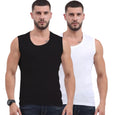 Men's Sando Vest Combo — Pack of 2, Black & White