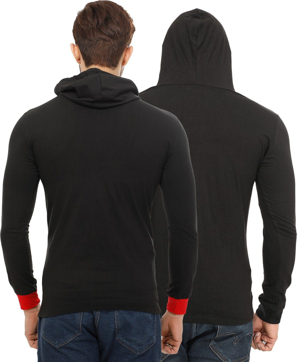 Mark Haydon Solid Men Hooded Neck T-Shirt Combo — image 2