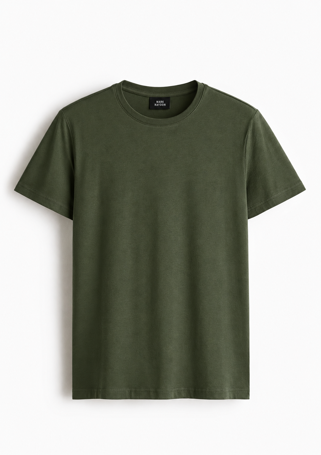 Olive green MARK HAYDON short-sleeve round-neck T-shirt
