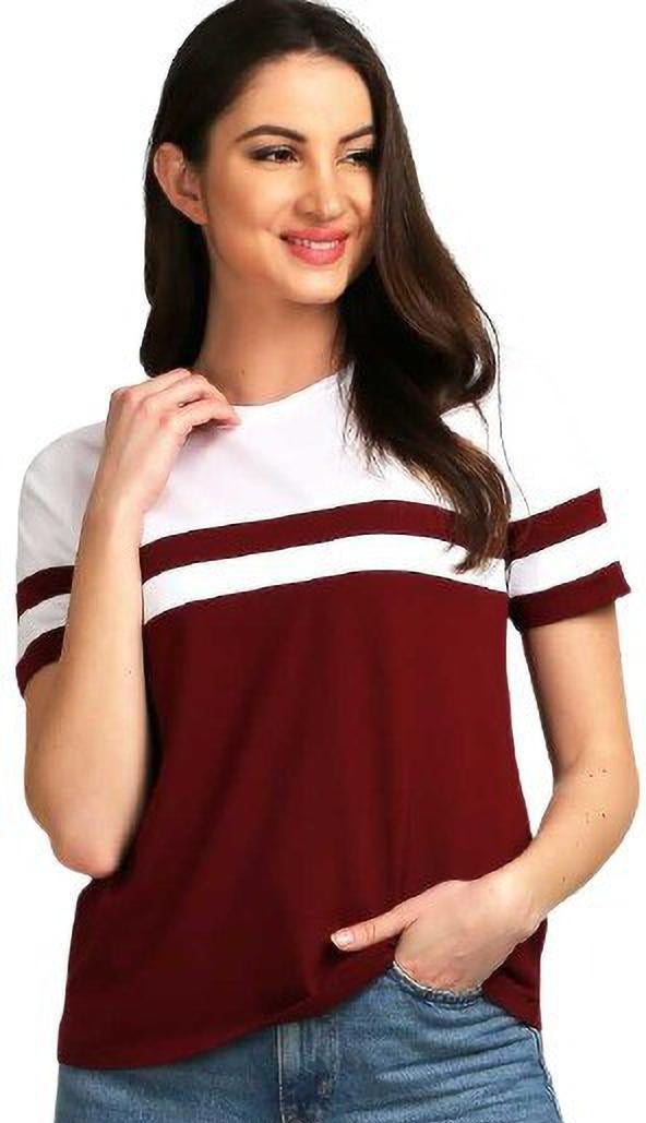 Mark Haydon Women's Colour Block Casual Top — White