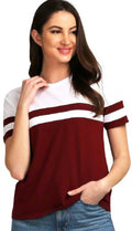 Mark Haydon Women's Colour Block Casual Top — White