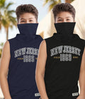 Kids Sleeveless Mask Hoodie with Cap — Style 8918