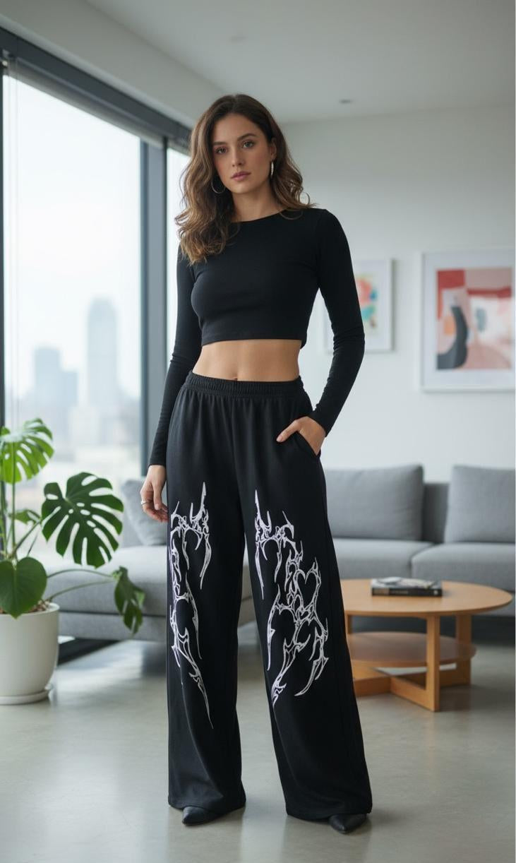 Women's Printed Trousers — Style 7659