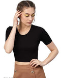 Women's Round Neck Crop Top