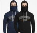 Men's Printed Mask Hoodie — Style 8210