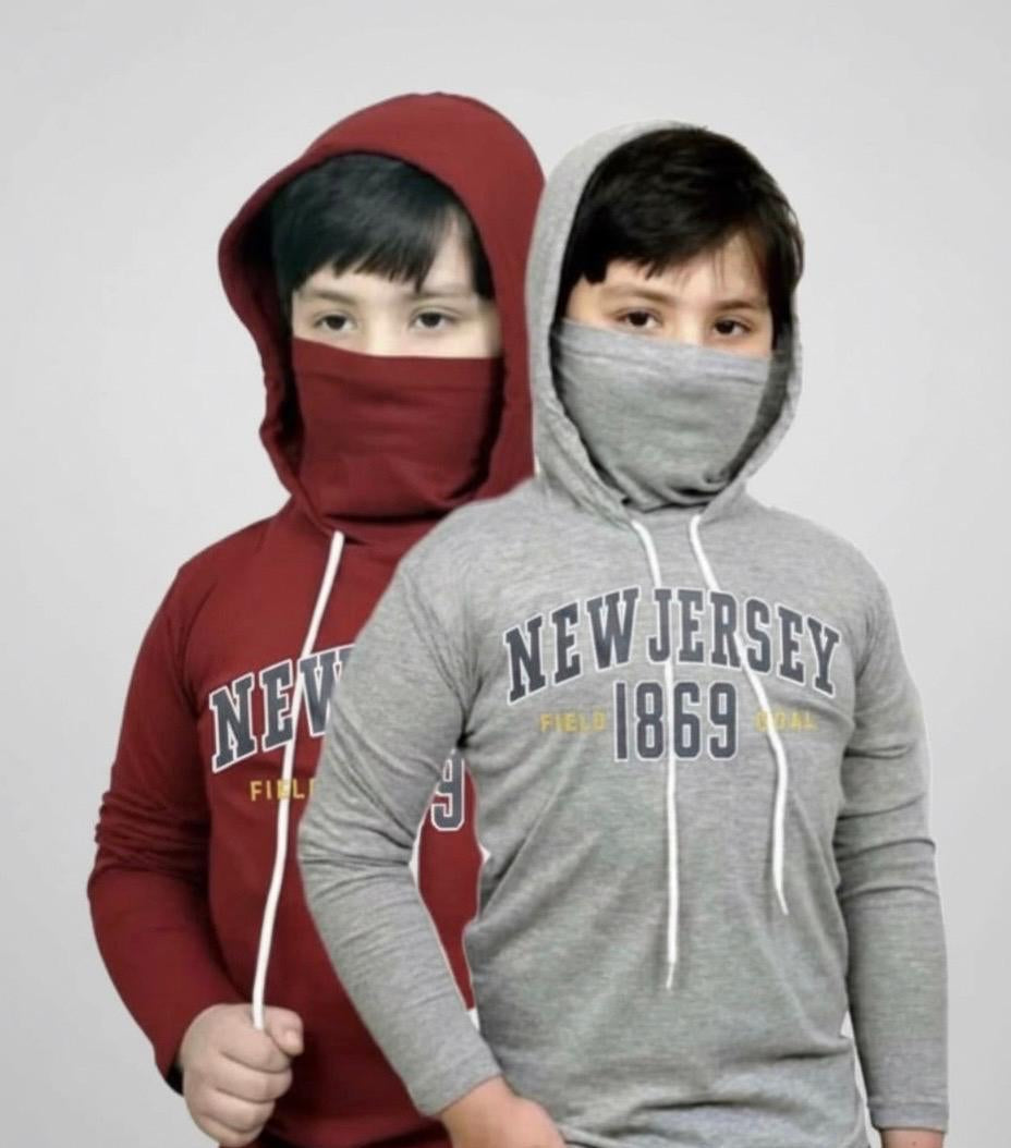 Kids Mask Hoodie Combo — Style 7212